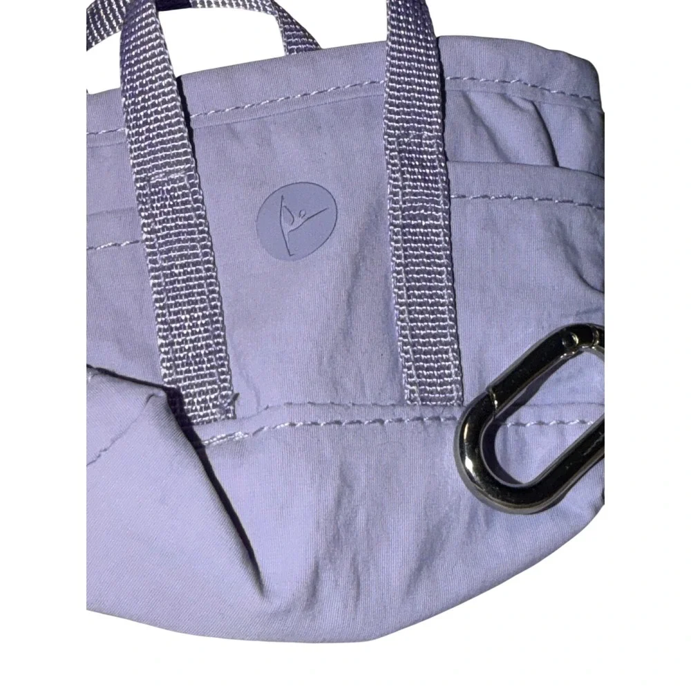 90 Degree by Reflex Mini Tote Bag Keychain Lavender Purple‎ Micro Zipper Pouch